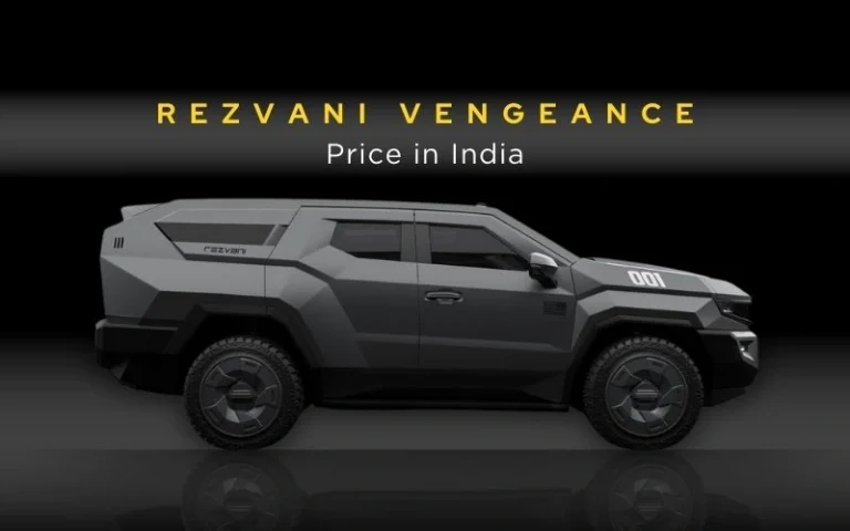 Rezvani Vengeance Price in India