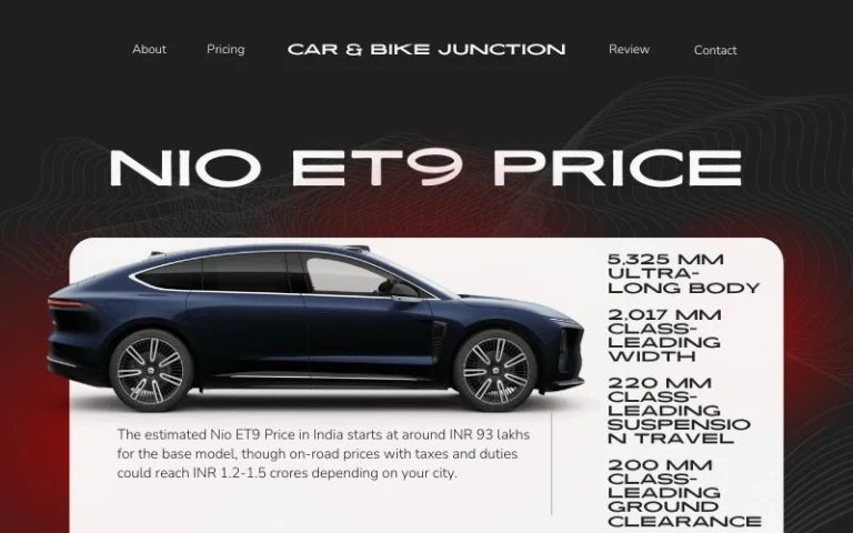 Nio ET9 Price in India: Everything You Need to Know About This Luxury EV Nio ET9 Price in India
