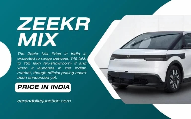 Zeekr Mix Price in India