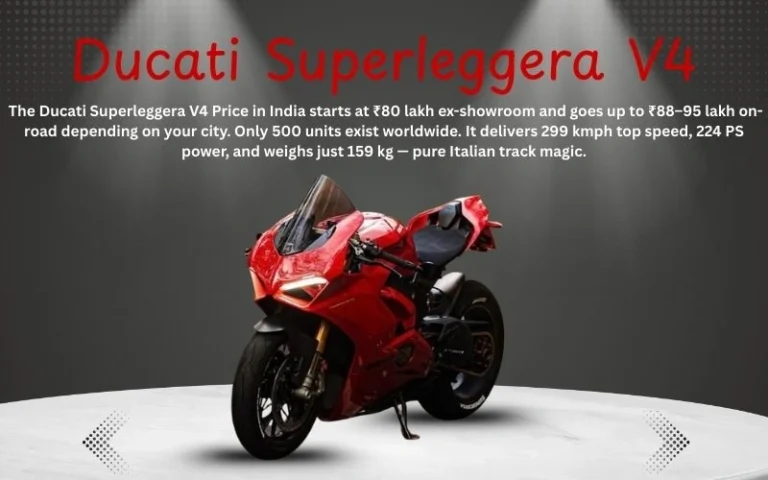 Ducati Superleggera V4 Price in India