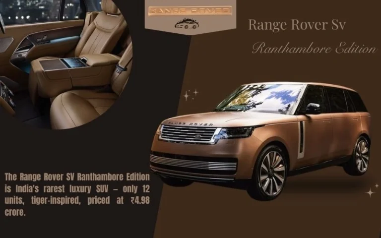 Range Rover Sv Ranthambore Edition