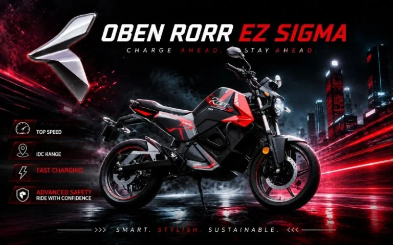 Oben Rorr Ez Sigma Electric Motorcycle 2026 Performance Range Price Complete Guide Review