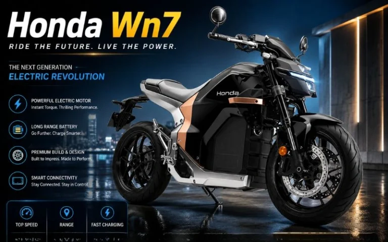 Honda Wn7 Electric Motorcycle Unveiled