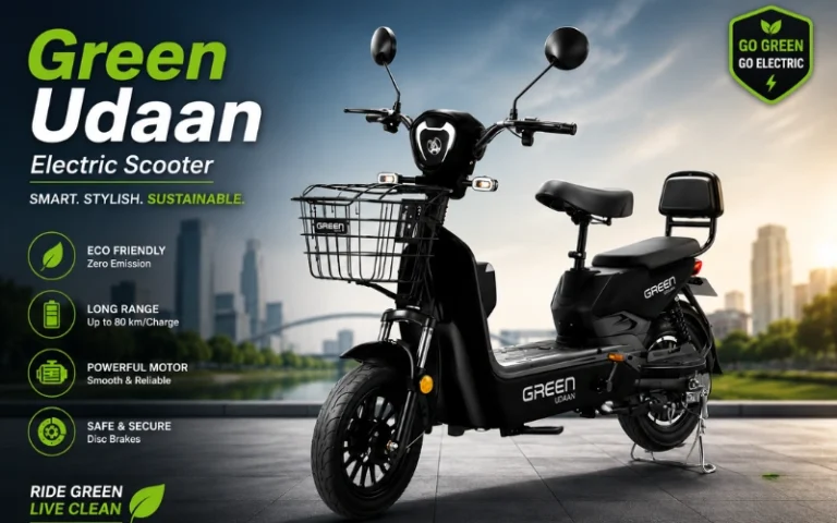 Green Udaan Electric Scooter: Price, Range, Features, Battery, Review and Complete Buying Guide in India
